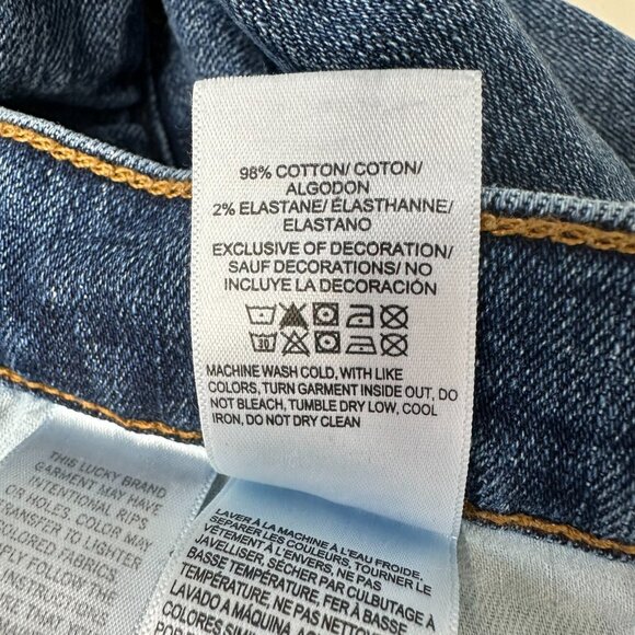 Lucky Brand 181 Relaxed Denim Jeans Size 34 x 32 Blue Straight Leg Western - Picture 11 of 11